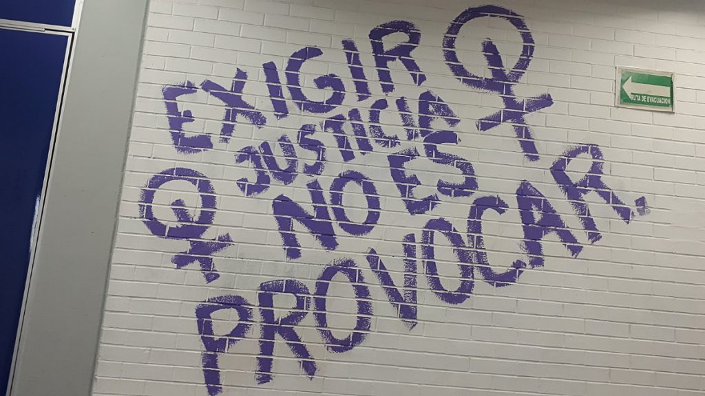 exigir justicia no es provocacion feminismo FCPyS UNAM