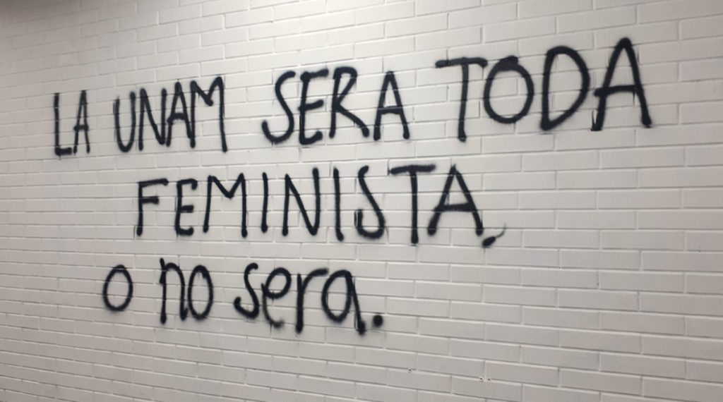 la UNAM sera feminista