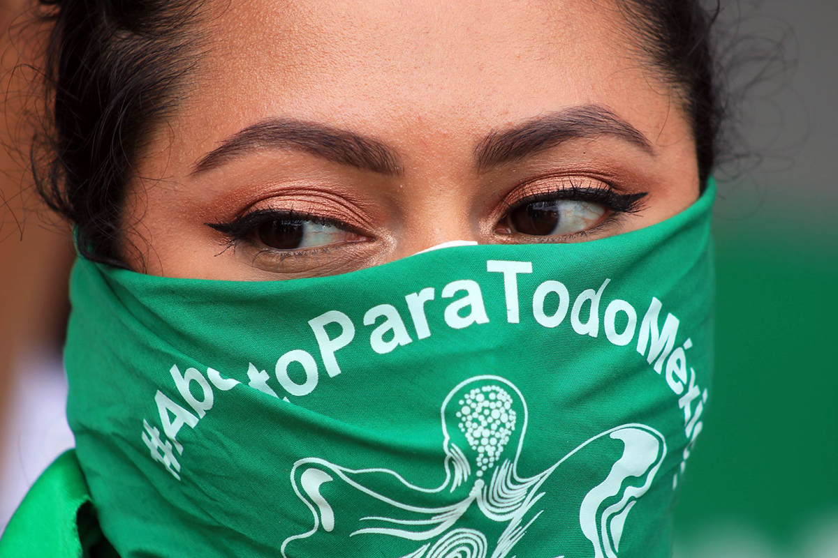 Aborto legal, imagen tomada en manifestación en Morelos.