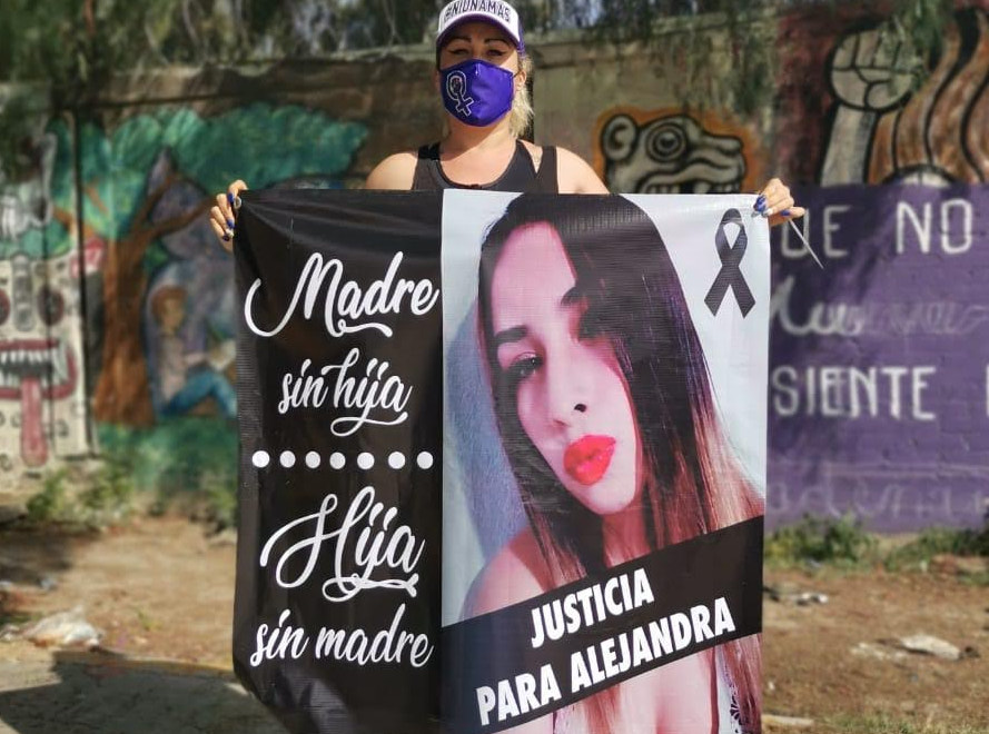 Teresa Calvo exige justicia para su hija Alejandra, quien fue asesinada en abril de este año.