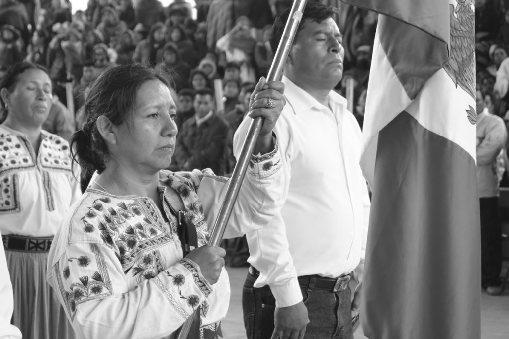 Toma de protesta en Tlahuitoltepec