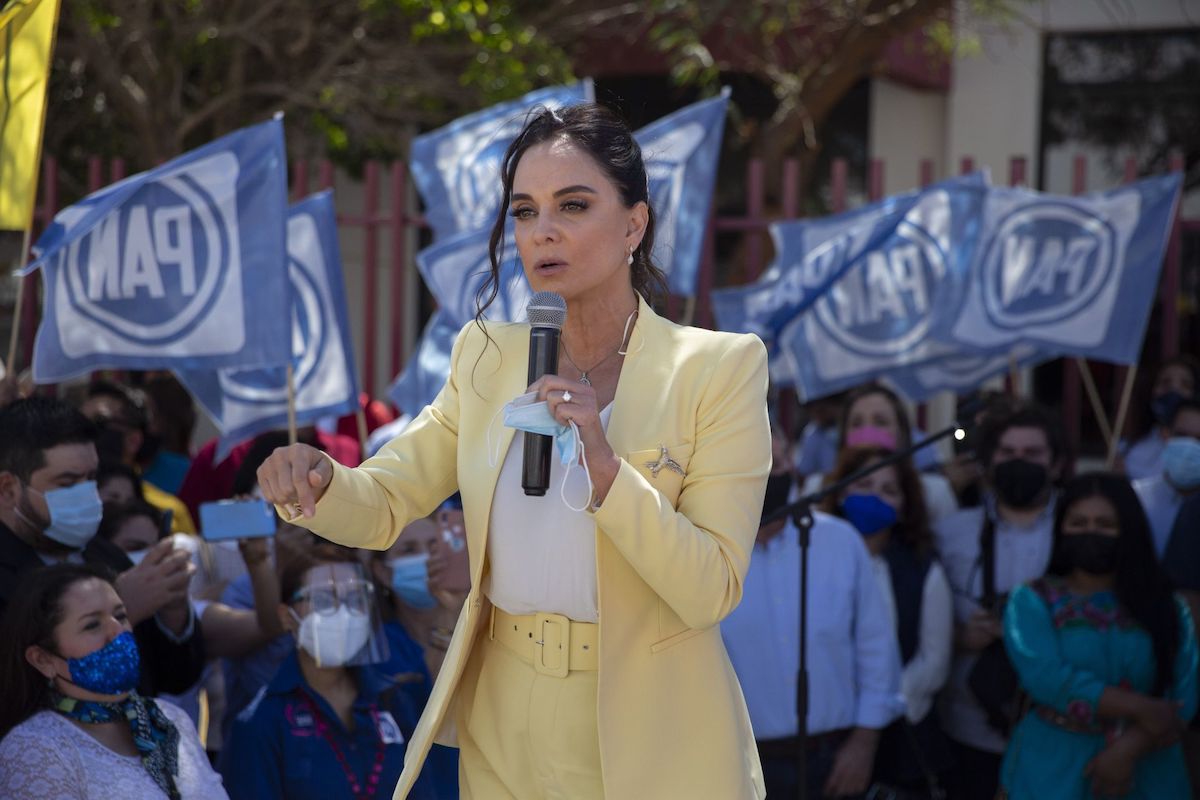 Lupita Jones, candidata a la gubernatura de Baja California por el PAN, PRI y PRD, elecciones 2021