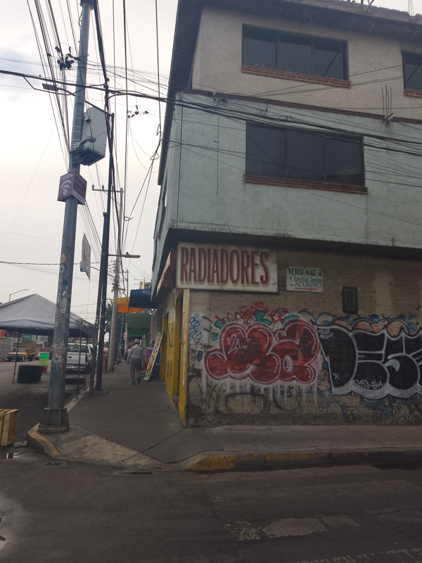 Calle perteneciente a la colonia Santo Domingo, en Coyoacán, donde estudiantes afirman haberse sentido inseguras.